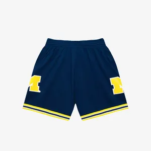 University of Michigan 91-92 HWC Swingman Shorts - Blue