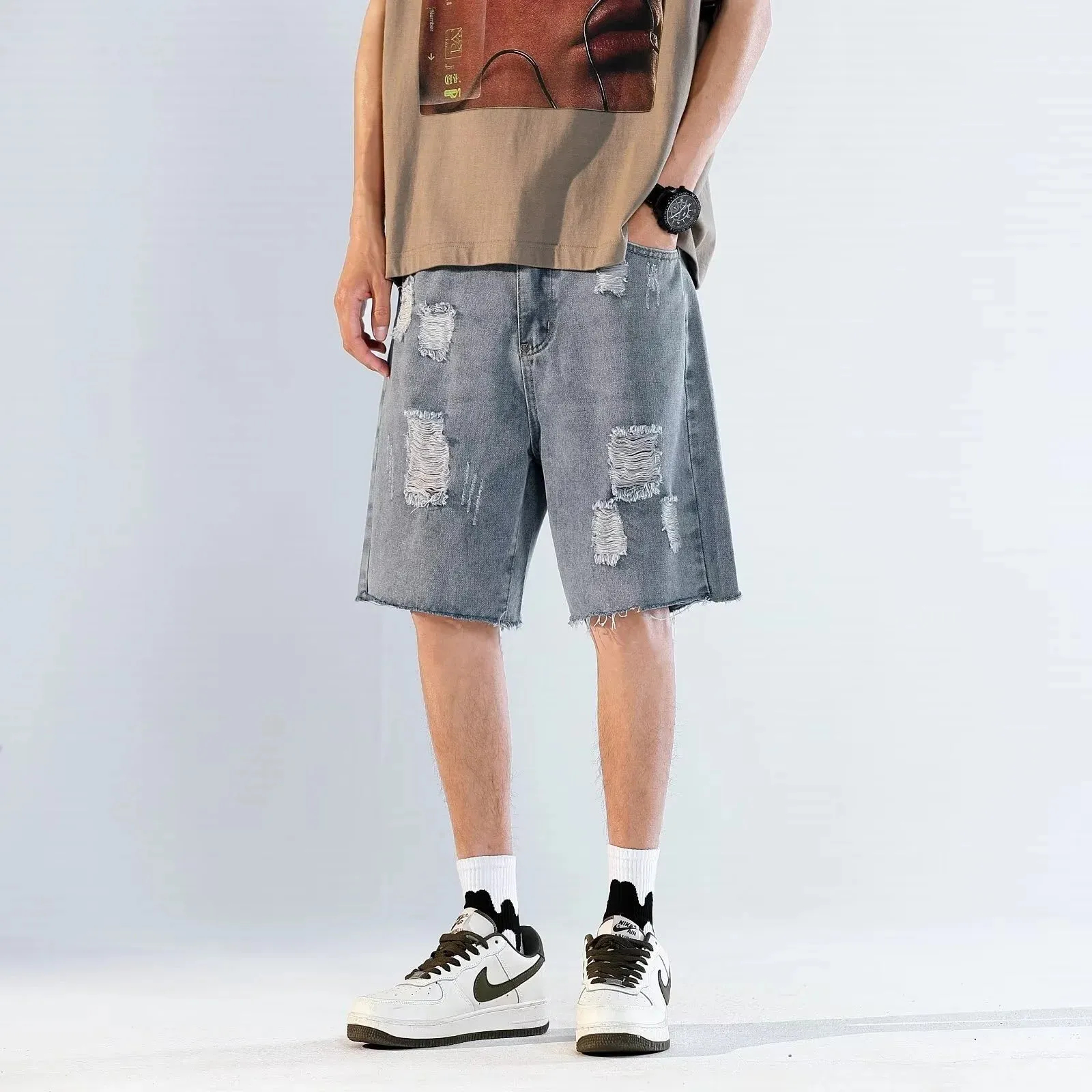 UrbanStyle Sommer Loose-Fit Denim Shorts