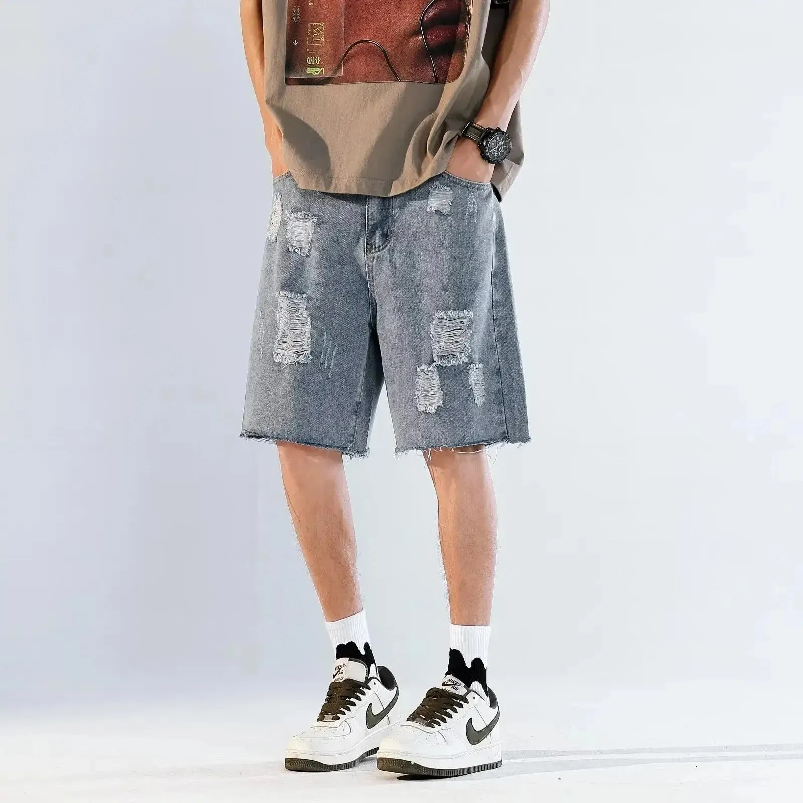 UrbanStyle Sommer Loose-Fit Denim Shorts