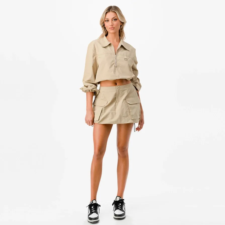 Utility Y2K Cargo Mini Skirt