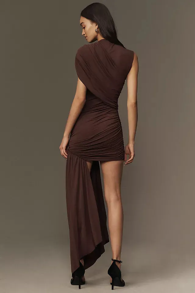 Valencia Draped Jersey Mini Dress