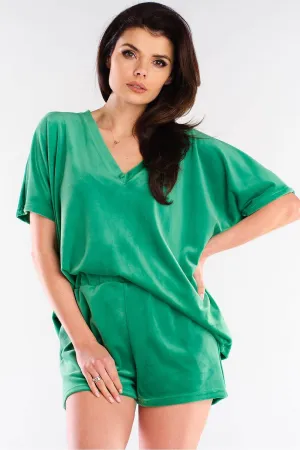 Velour Luxe Loose-Fit Shorts