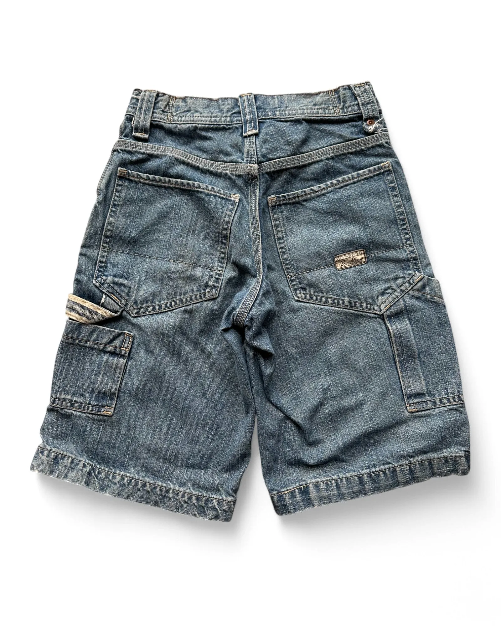 Vintage 90s Levi's denim cargo shorts (9-10yrs)