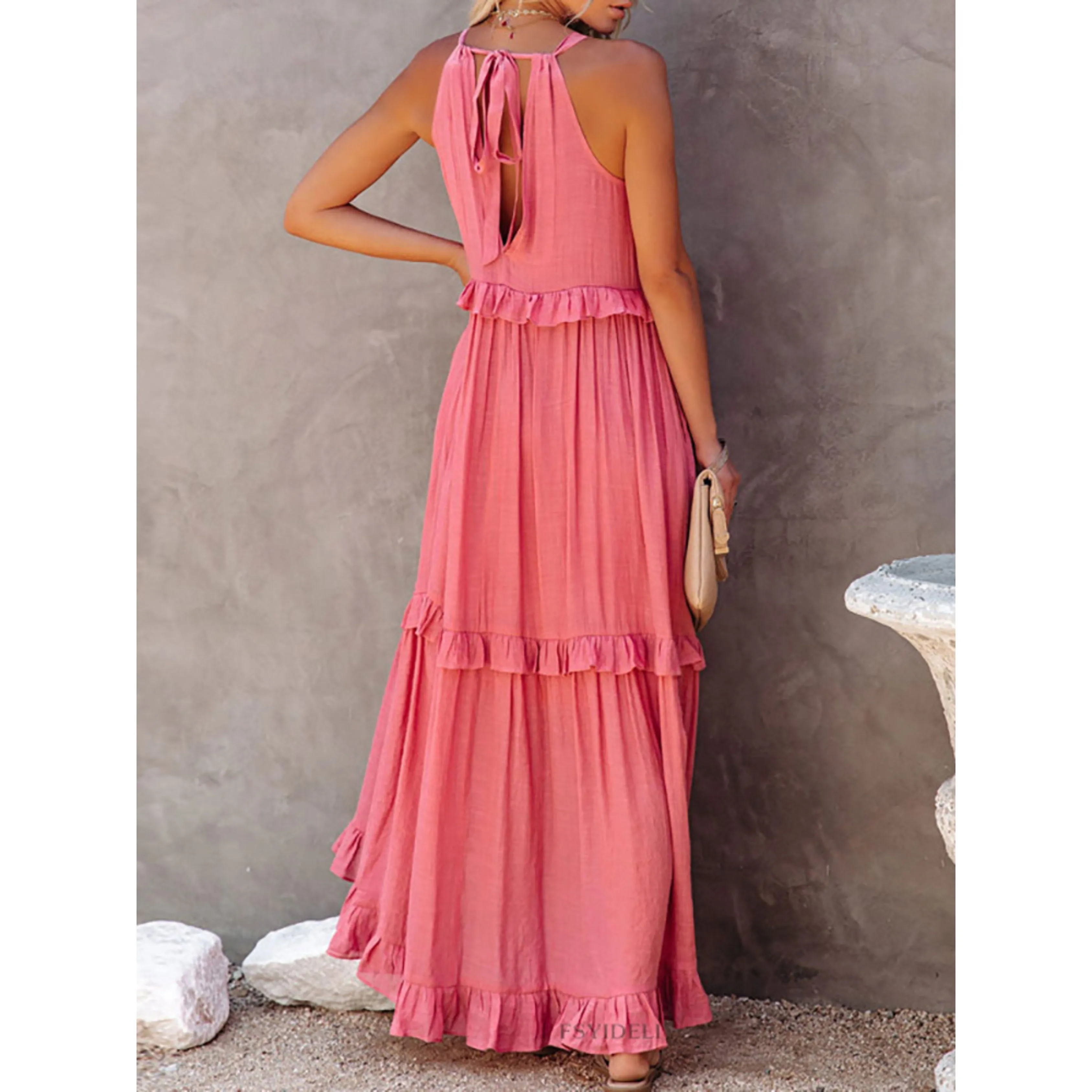 Virginia® | Women's loose maxi dress, sleeveless