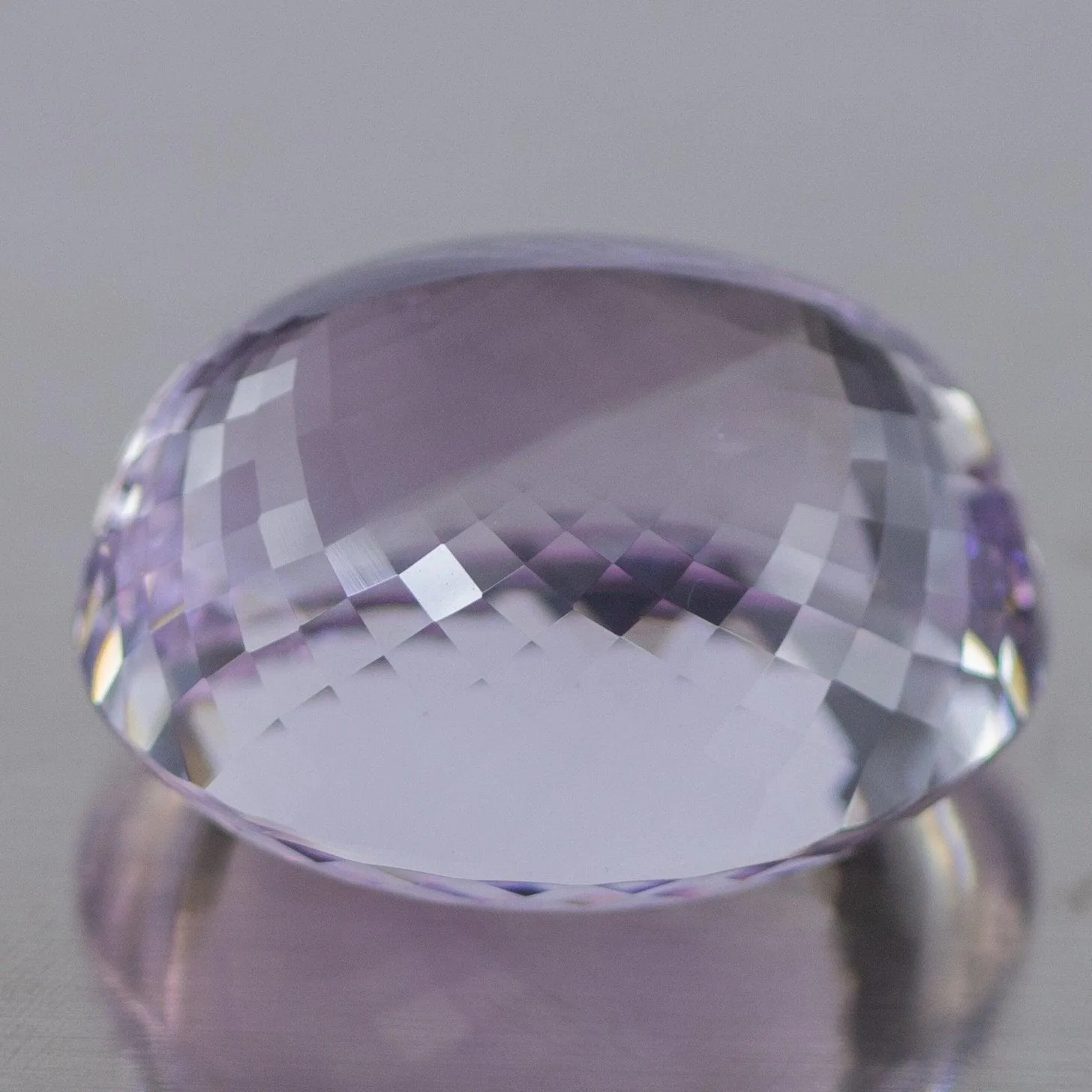 VVS 233 Cts IGLI Certified Rose De France Natural Pink Amethyst Oval Cut Loose Gemstone