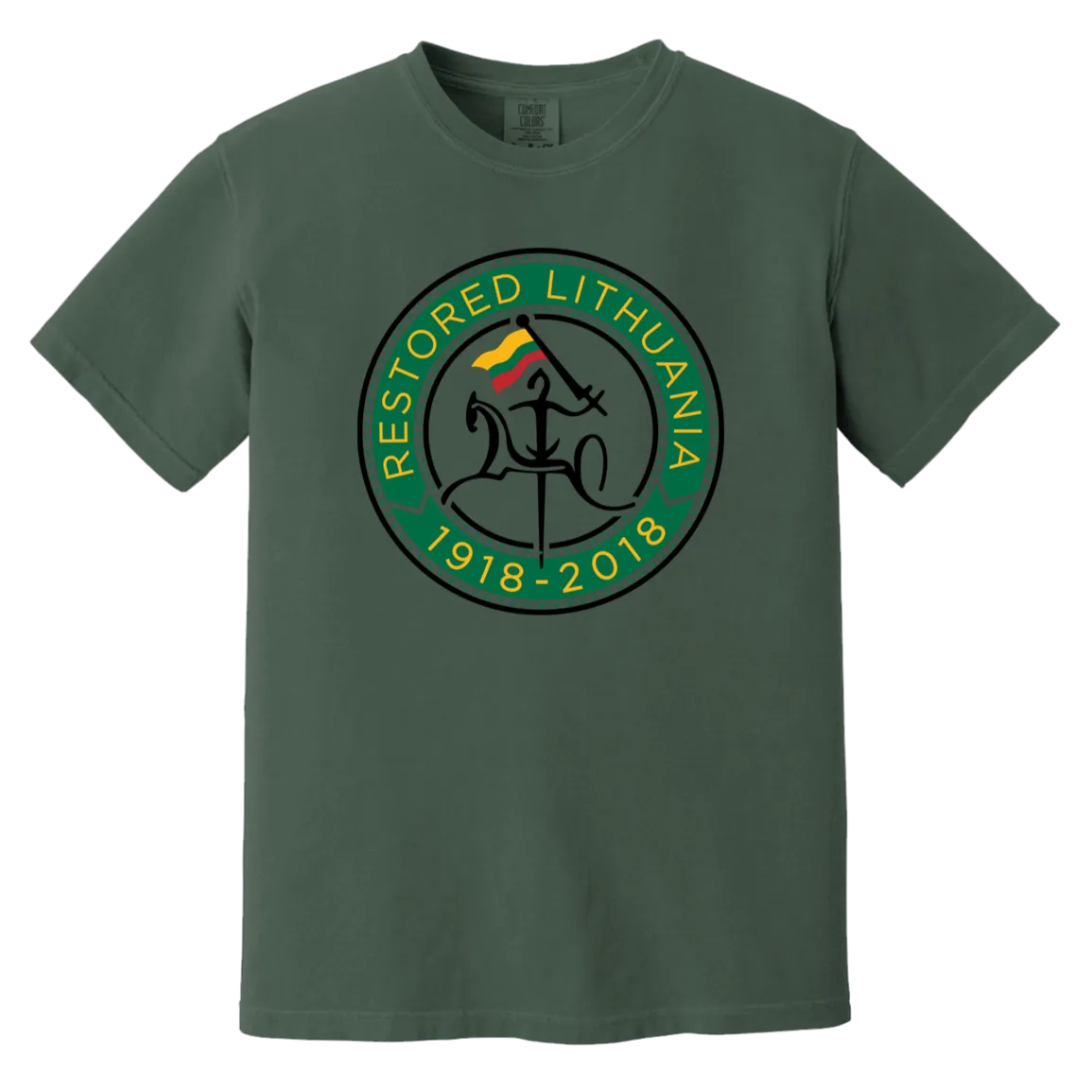 Vytis Restored - Men/Women Unisex Soft-Washed Comfort Cotton Short Sleeve T-Shirt