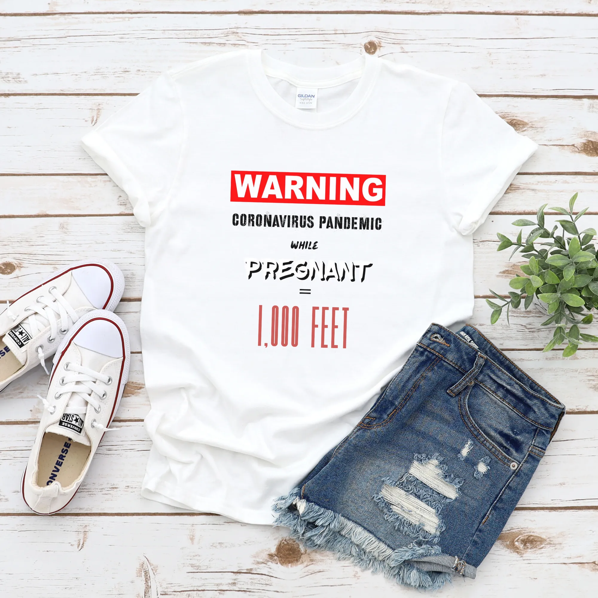 WARNING. 2020 While Pregnant Shirt.