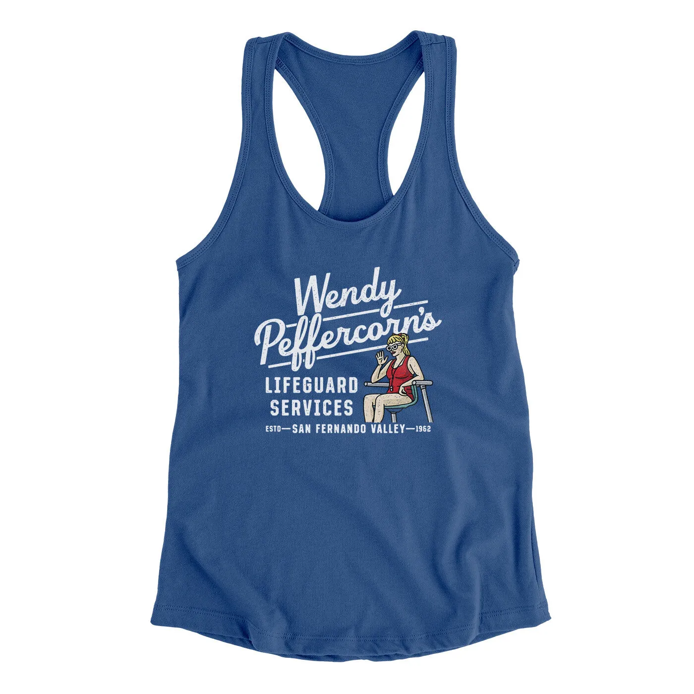Wendy Peffercorn’s Lifeguard Services Women's Racerback Tank