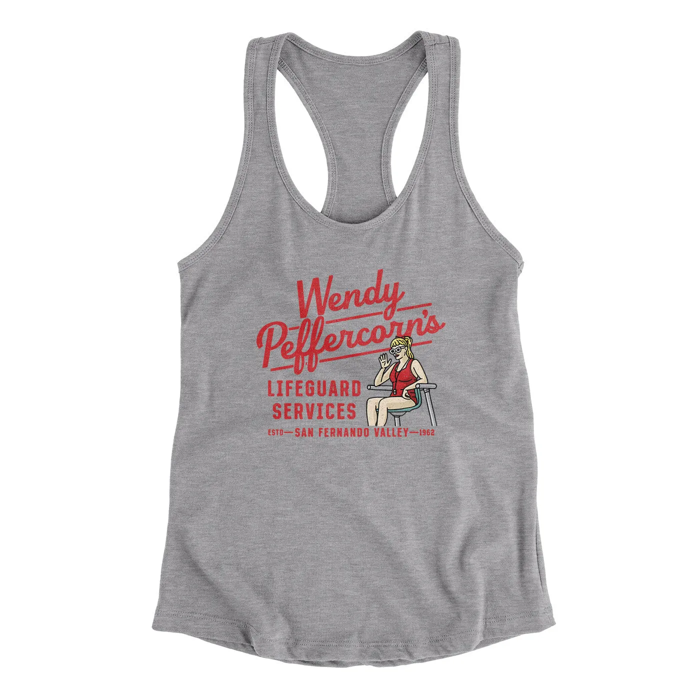 Wendy Peffercorn’s Lifeguard Services Women's Racerback Tank