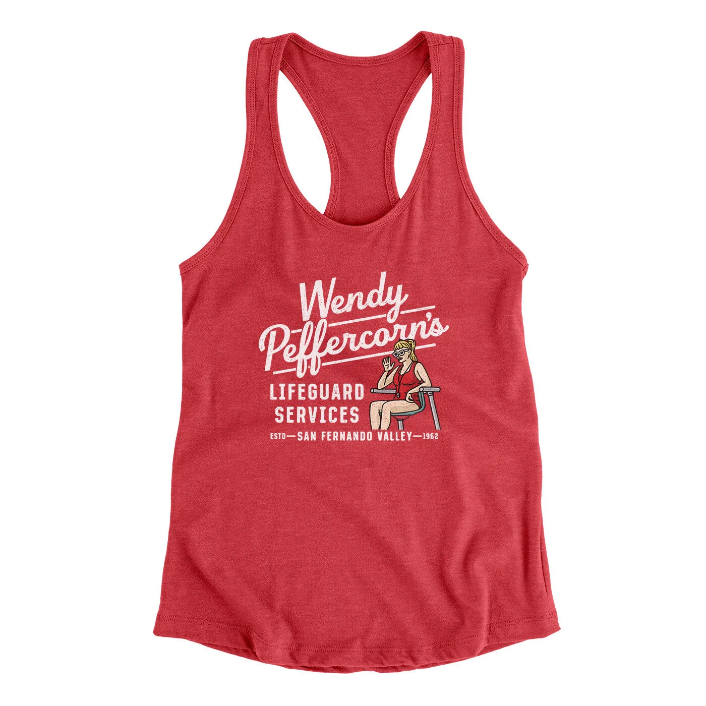 Wendy Peffercorn’s Lifeguard Services Women's Racerback Tank