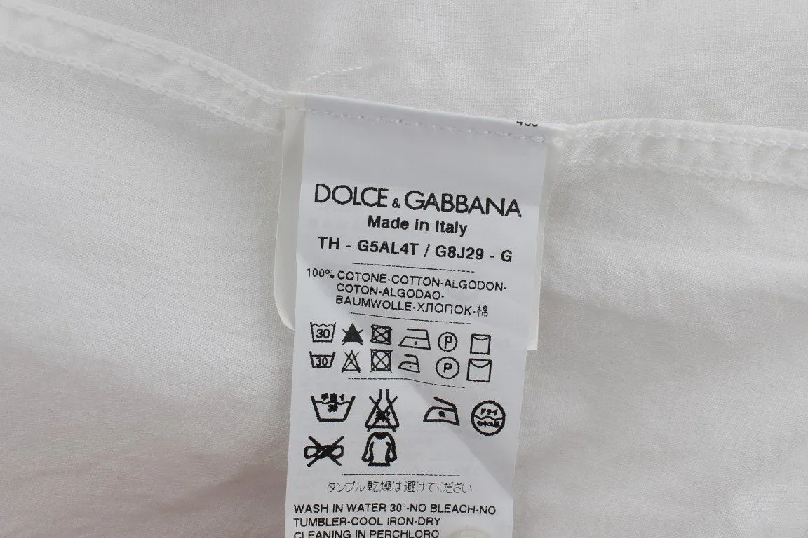 White Cotton SICILIA Casual Slim Fit Shirt