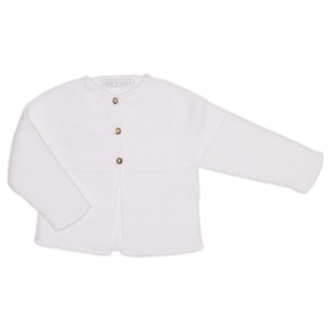 WHITE TUCCI CARDIGAN