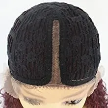 Wine Red Wavy Color # 99j 30" /- | Lace Front Wig with Baby Hair | Trendy Wig | Synthetic Top Quality Heat Resistant Fiber | Human Hair Feel