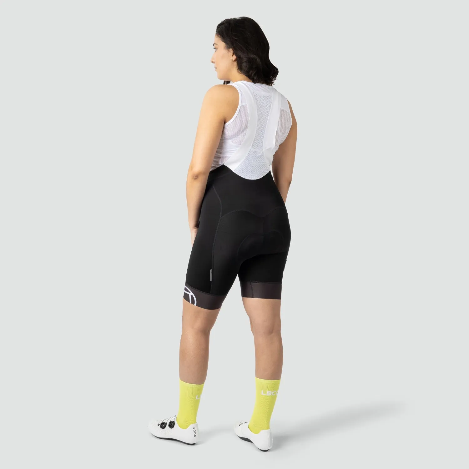 Women's Baroudeur Black Bib Shorts