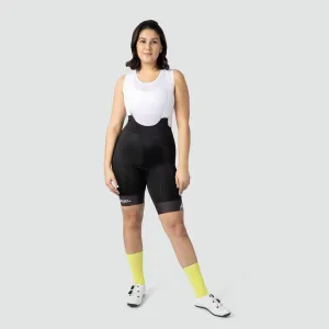 Women's Baroudeur Black Bib Shorts