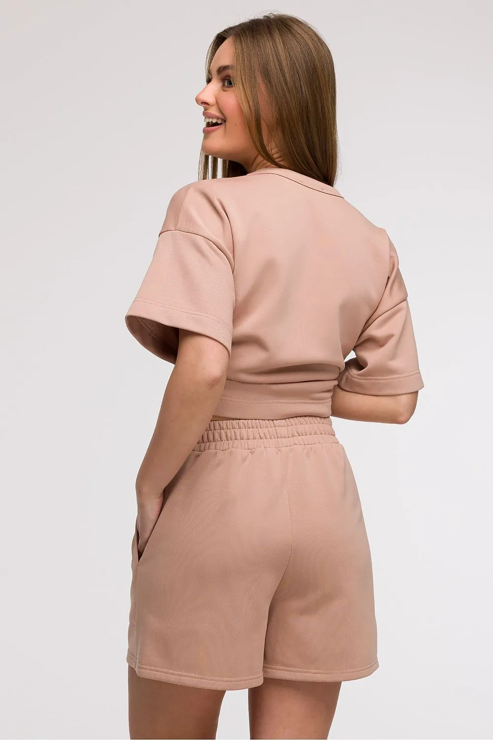 Women's loose high waist shorts
