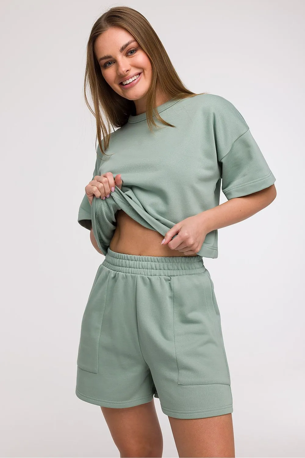 Women's loose high waist shorts