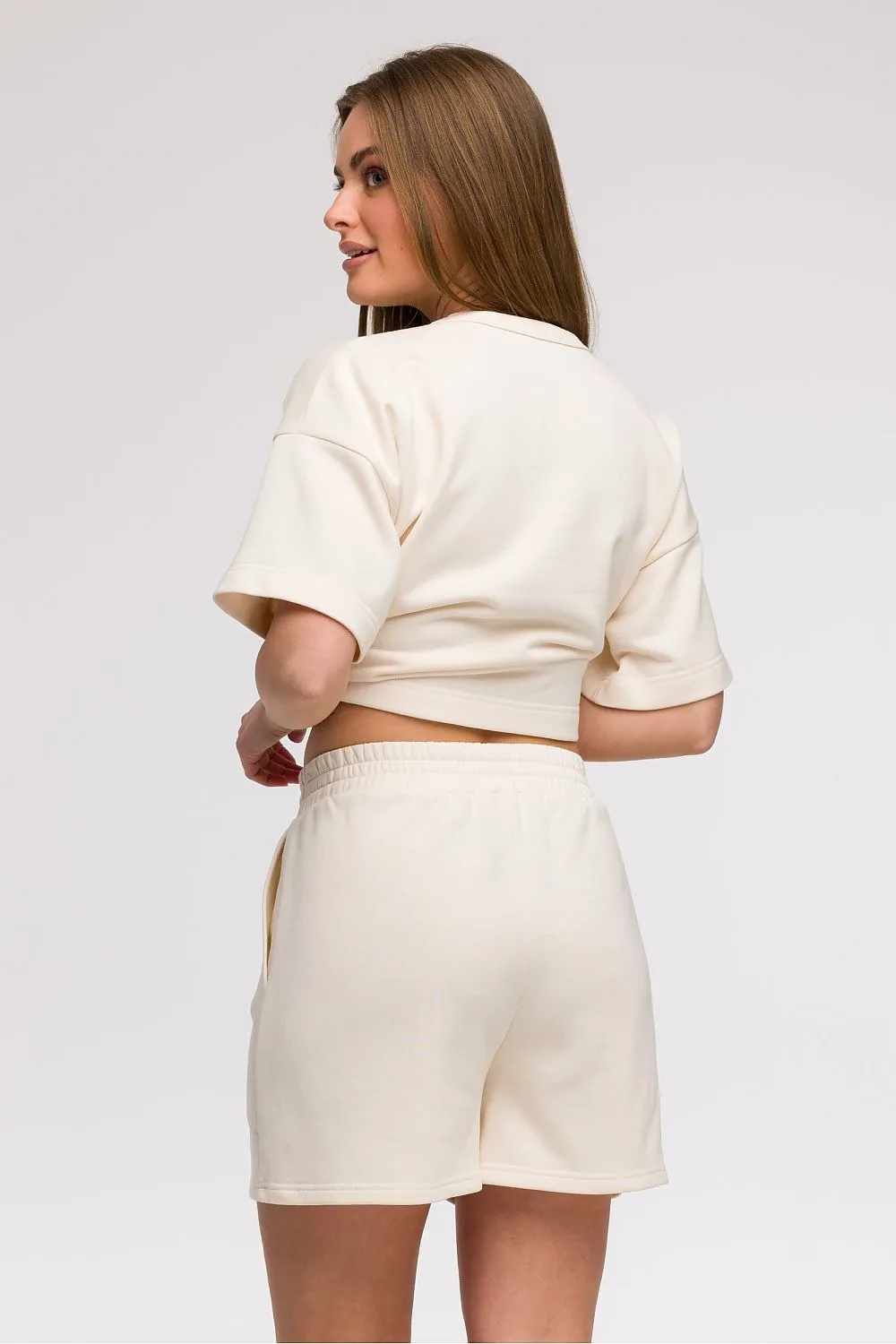 Women's loose high waist shorts