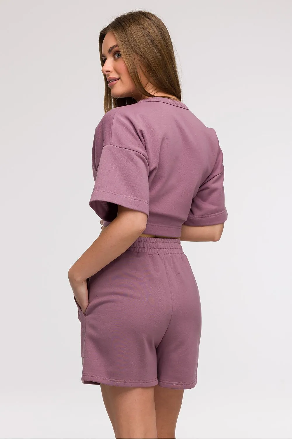 Women's loose high waist shorts