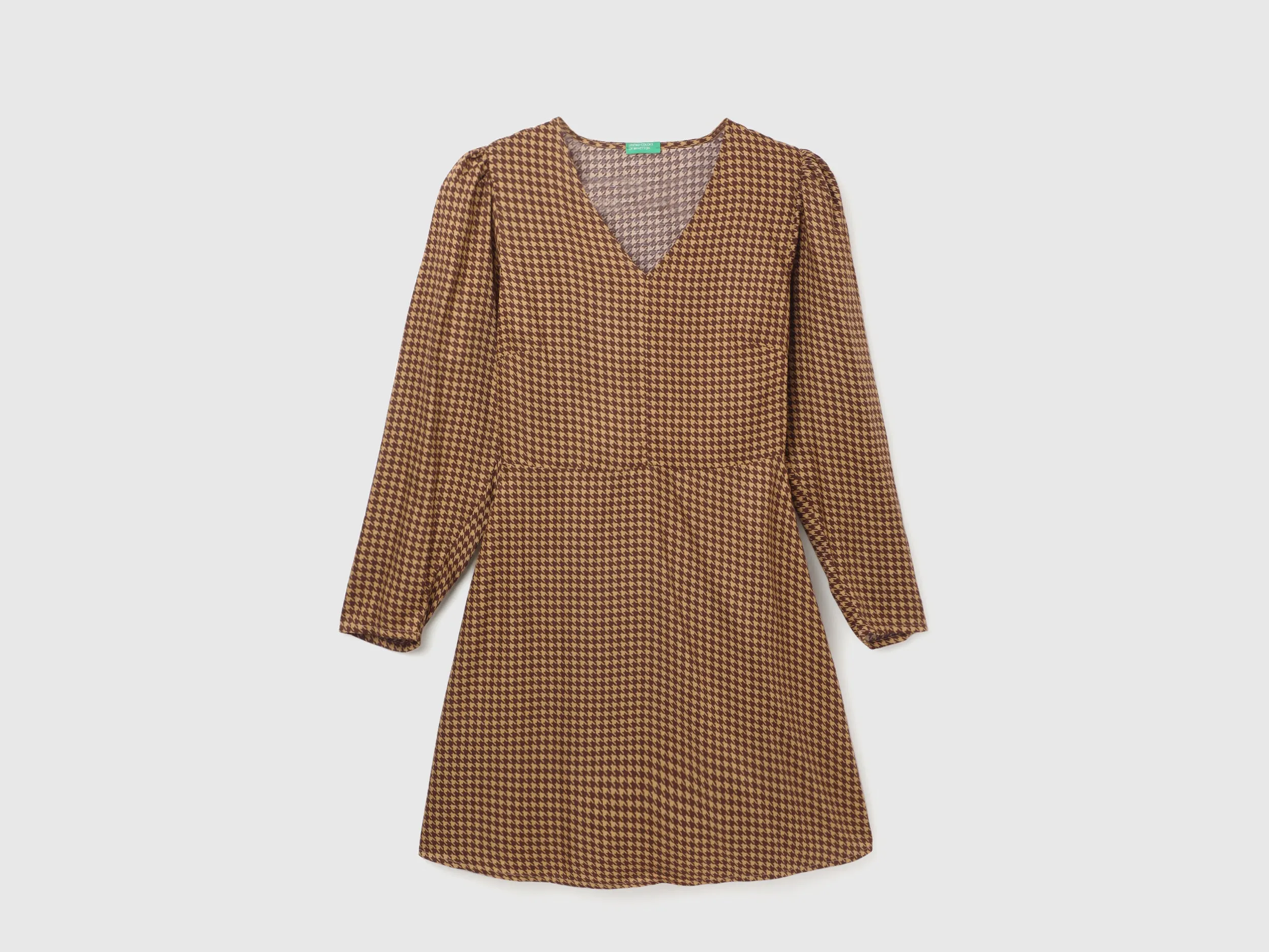 Women's Regular Fit V-Neck Printed Dresses