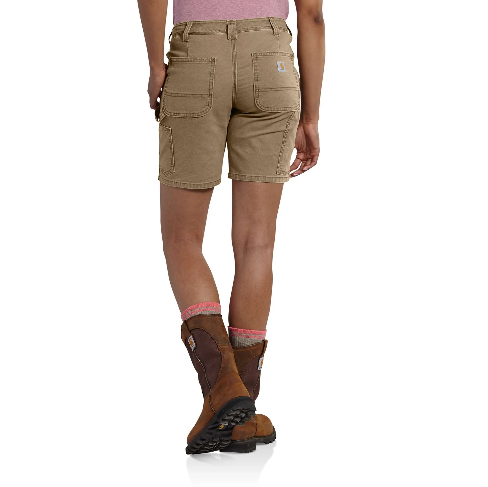 Women's Rugged Flex® Loose Fit Canvas Work Short