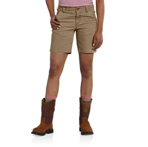 Women's Rugged Flex® Loose Fit Canvas Work Short