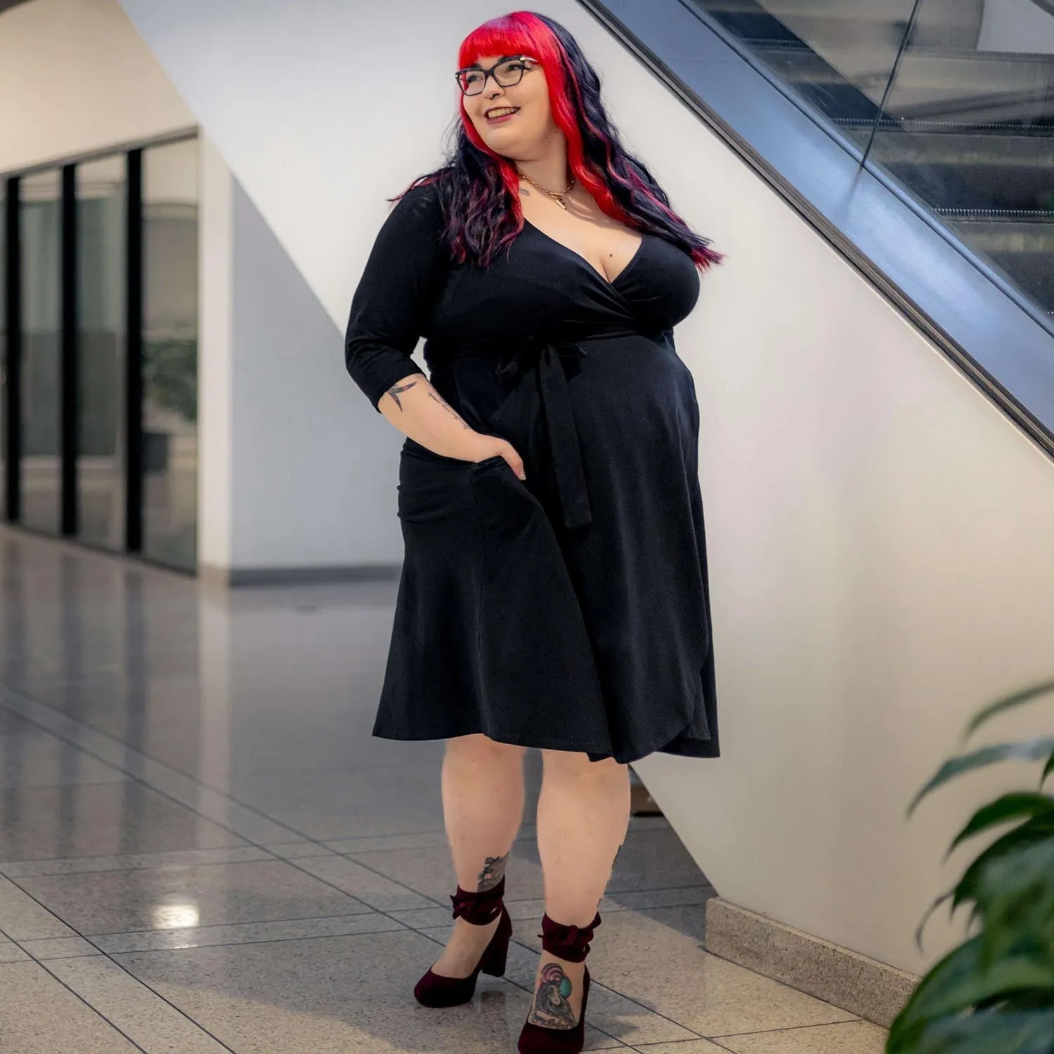 Wrap Dress - Black