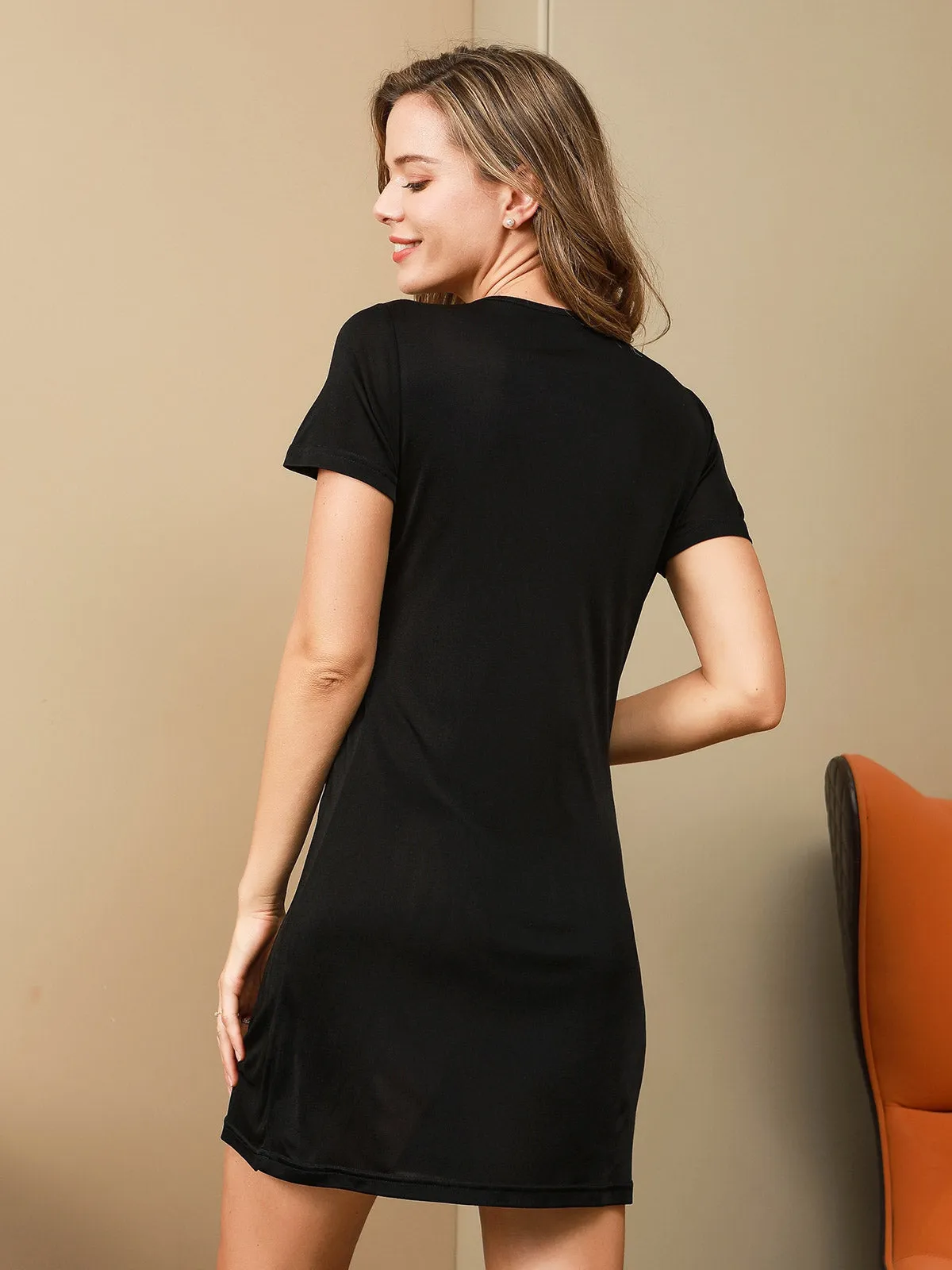 Yael - Knitted Elegance Woman's Nightgown