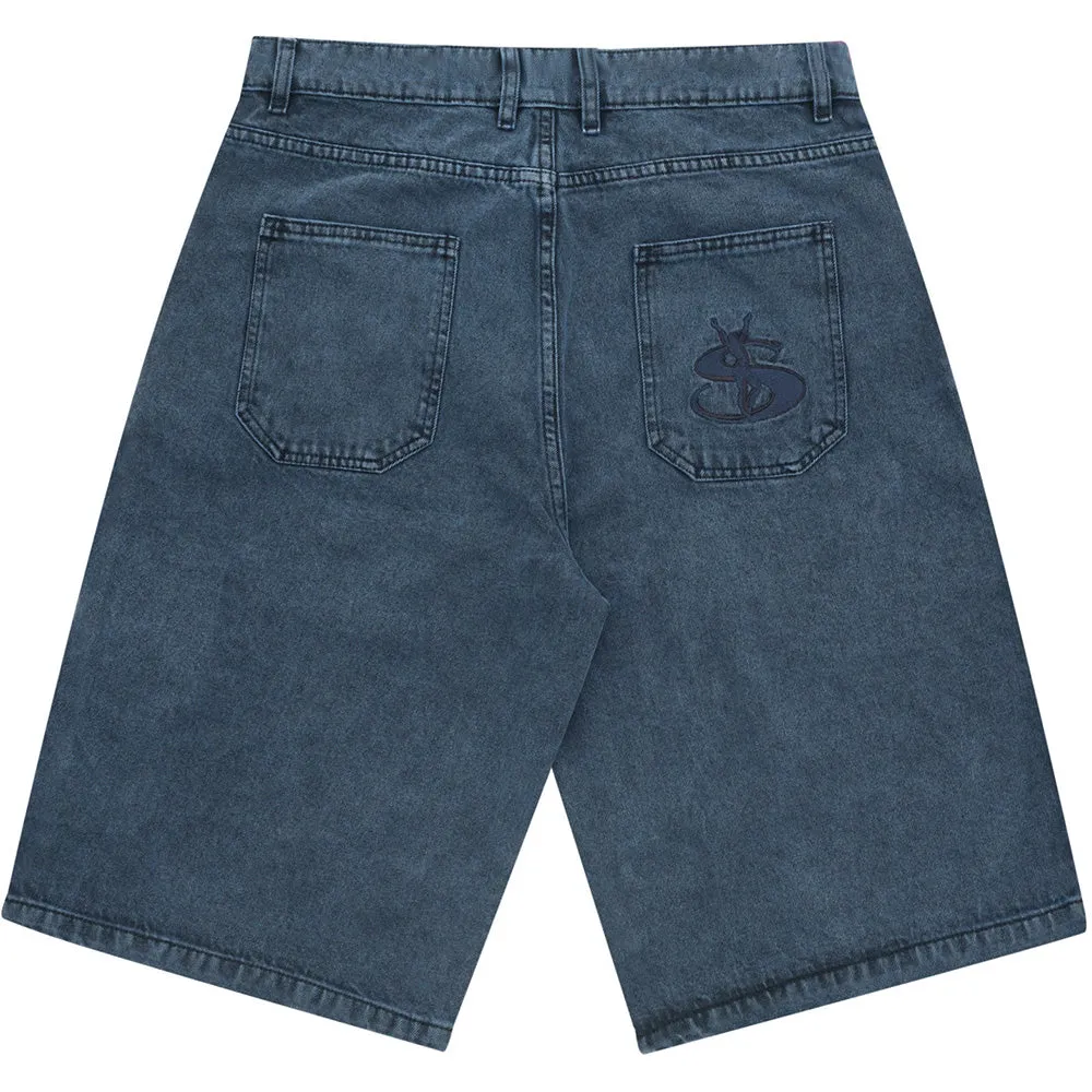 Yardsale Phantasy Shorts Overdyed Blue